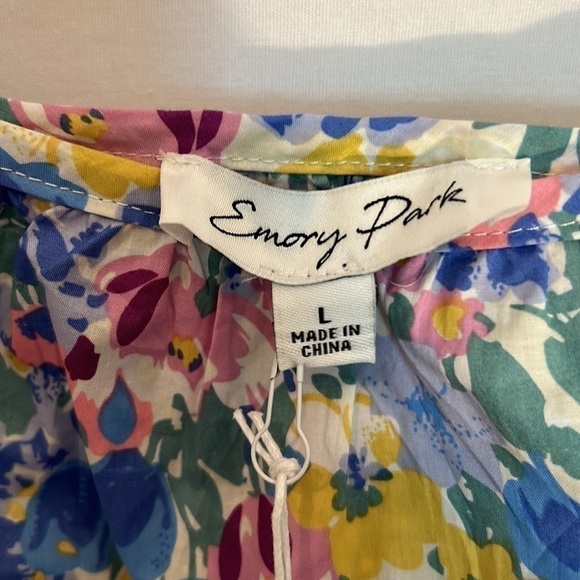 EMORY Park NWT cotton floral dress - Picture 4 of 5